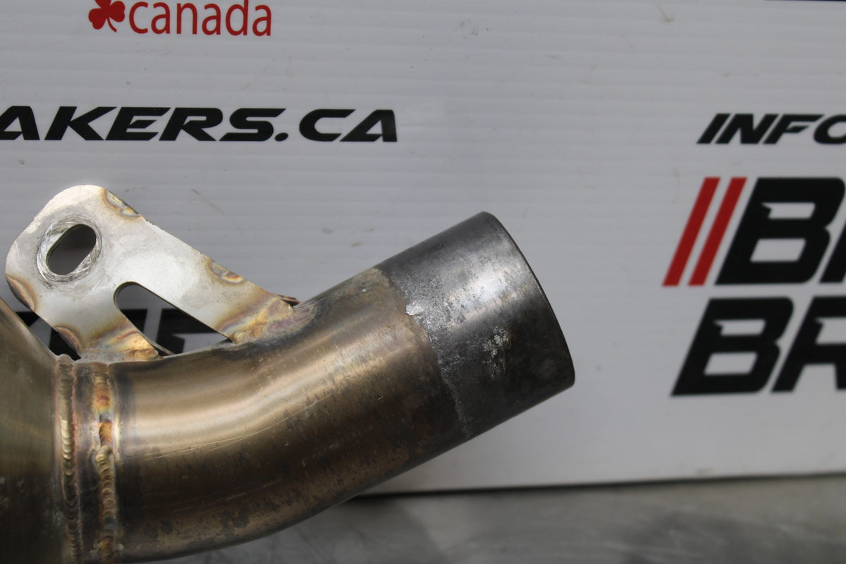 19-23 KAWASAKI NINJA ZX6R M4 EXHAUST PIPE MUFFLER SLIP ON CAN SILENCER BB188