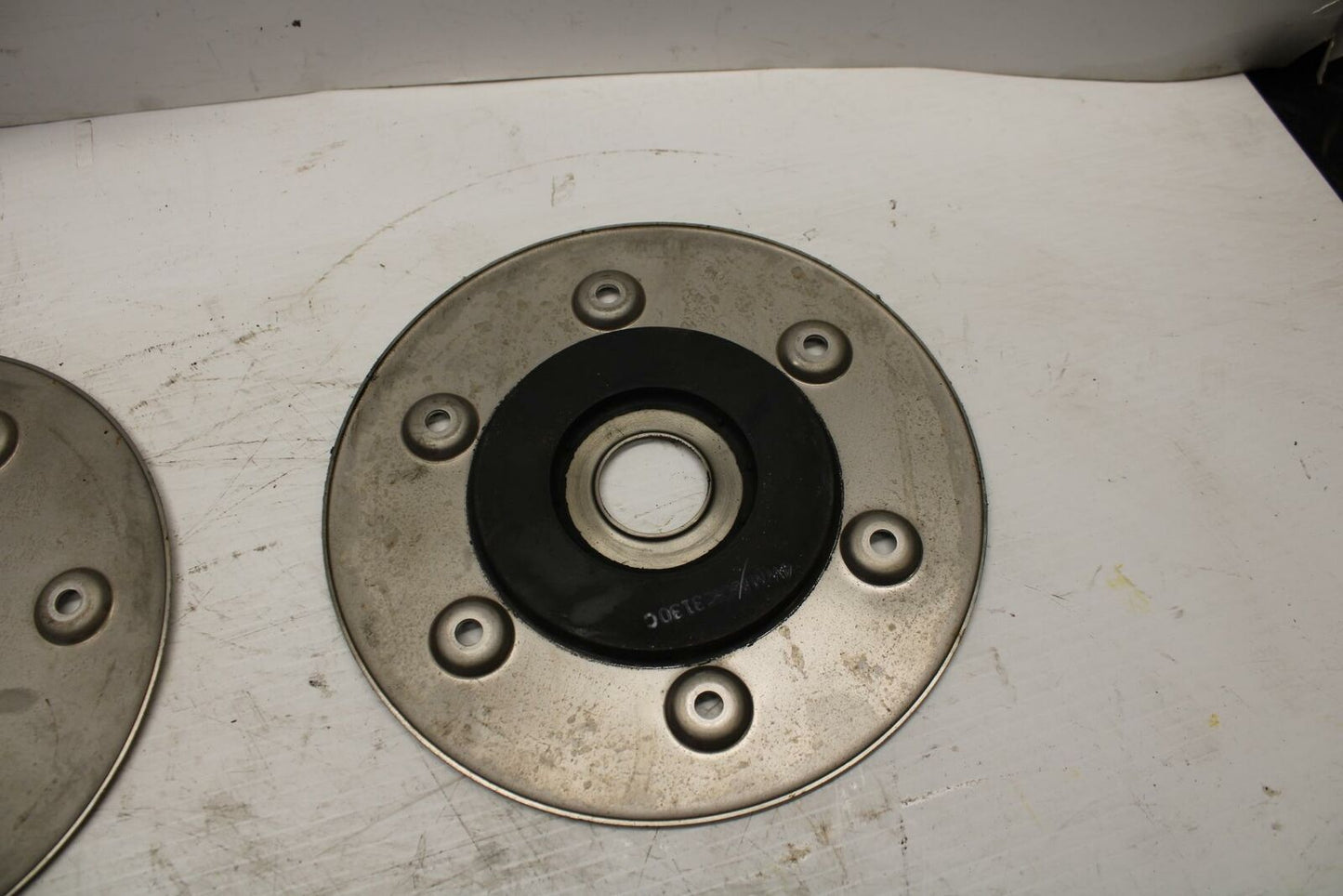 03-04 YAMAHA ROAD STAR 1600 REAR ROTOR BACK BRAKE DISC CAPS COVERS BB279