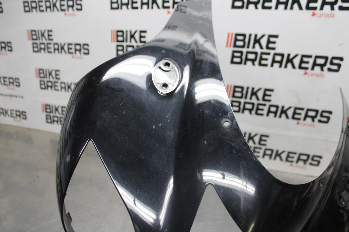 07-08 KAWASAKI NINJA ZX6R FRONT UPPER NOSE FAIRING COWL SHROUD BB937