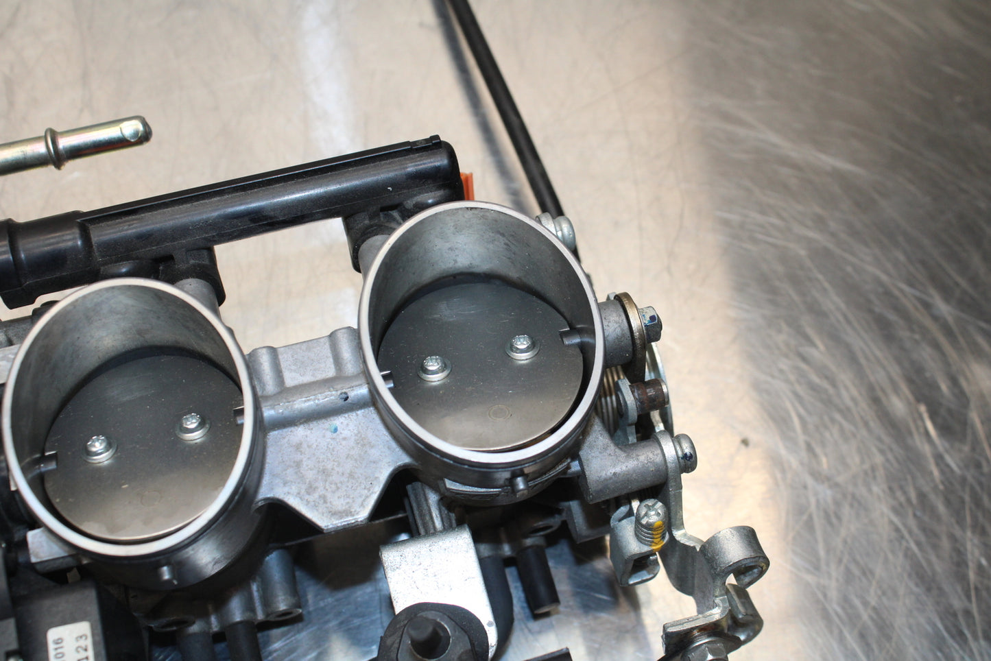 13-17 KAWASAKI NINJA ZX6R ZX636 ABS MAIN FUEL INJECTORS / THROTTLE BODIES BB143