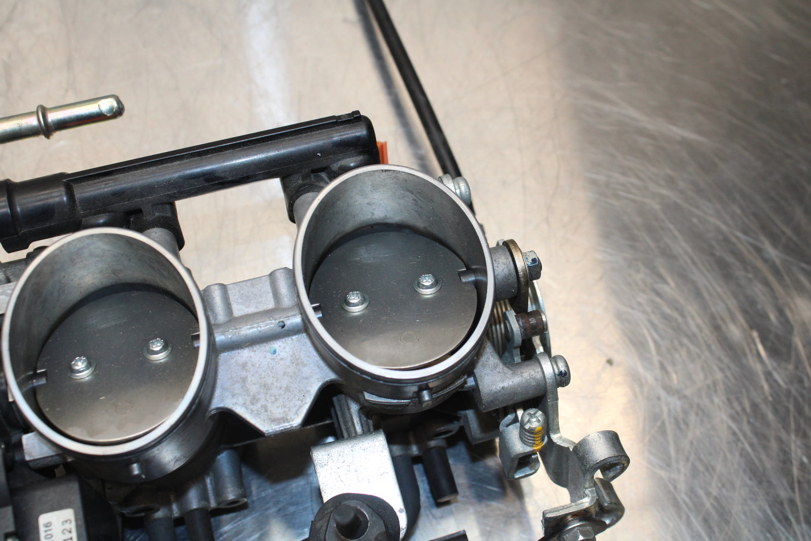 13-17 KAWASAKI NINJA ZX6R ZX636 ABS MAIN FUEL INJECTORS / THROTTLE BODIES BB143