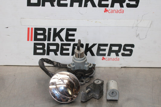 03 HONDA SHADOW SPIRIT 750 VT750DC IGNITION LOCK GAS SEAT HELMET LOCK SET BB907