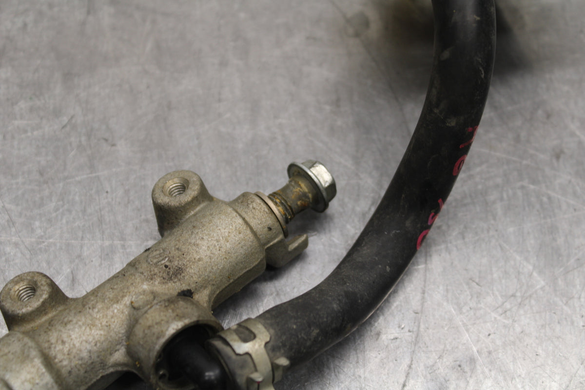 06-07 SUZUKI GSXR750 REAR BACK BRAKE MASTER CYLINDER W RESERVOIR BB132