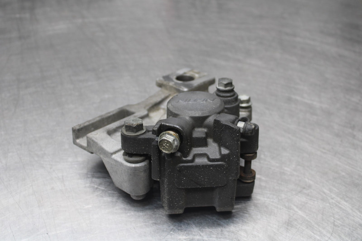 08 SUZUKI SV650 REAR BACK BRAKE CALIPER W MOUNT BRACKET BB846