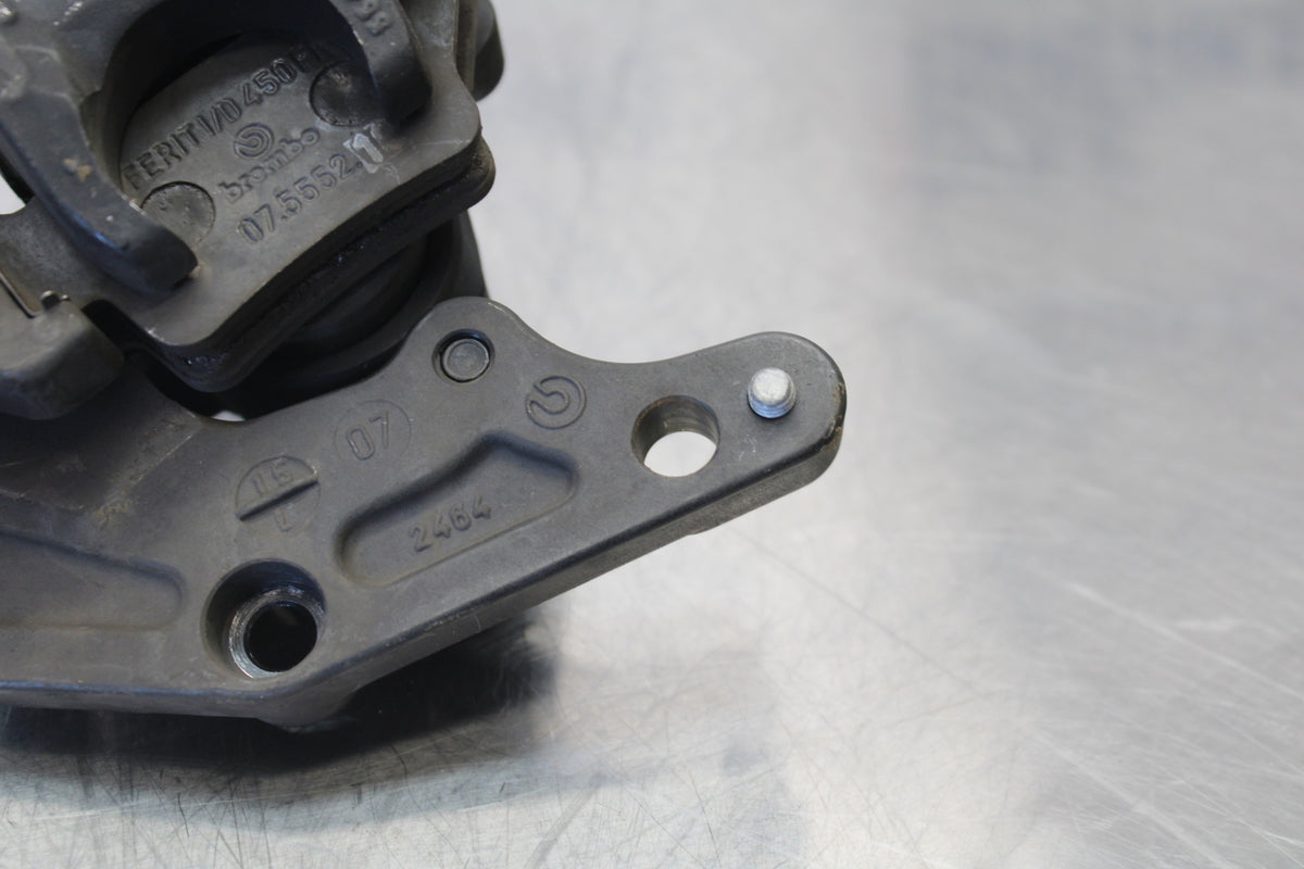 06-12 BMW F800ST REAR BACK BRAKE CALIPER W MOUNT BRACKET BB144