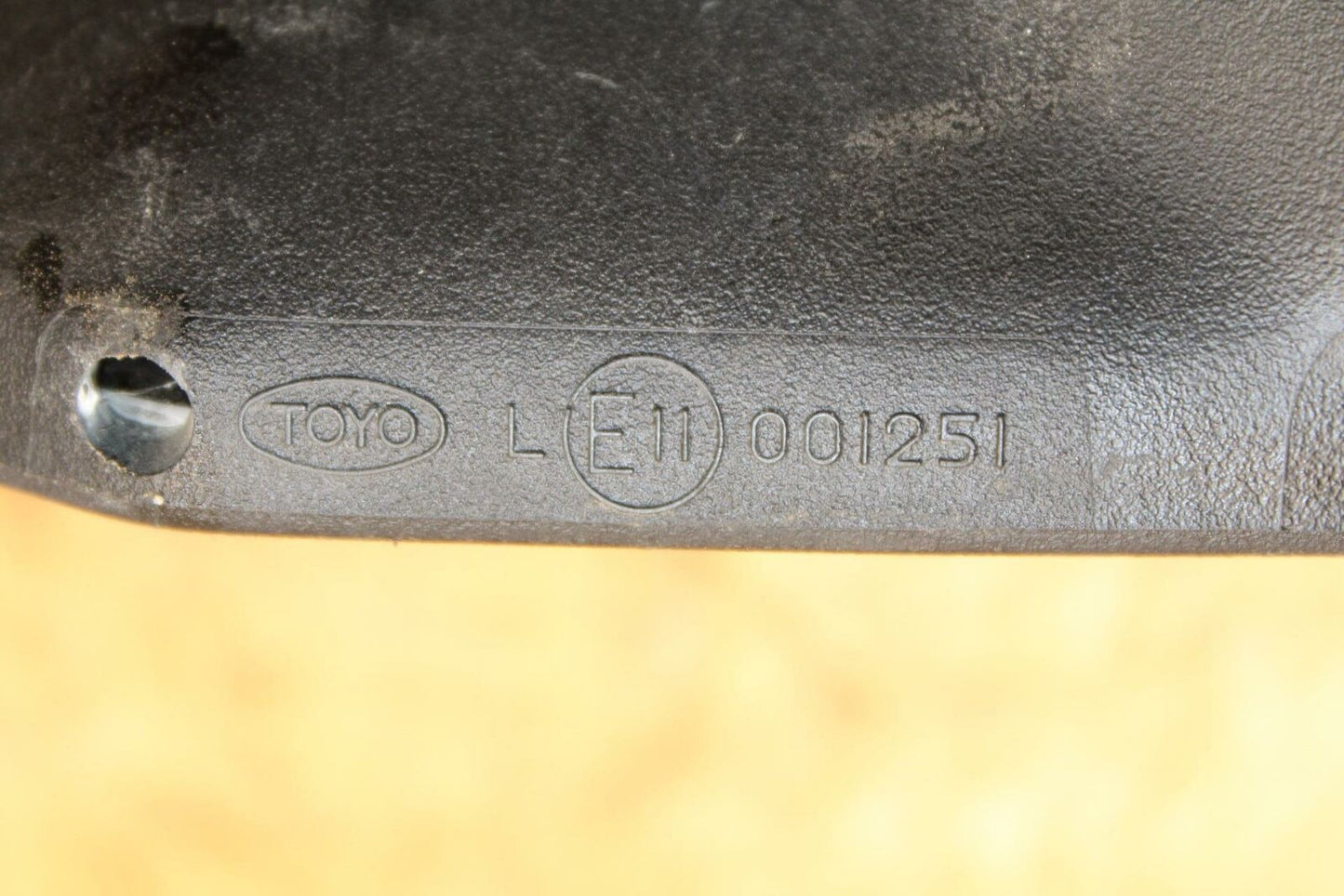 19-20 KAWASAKI NINJA ZX6R RIGHT SIDE REAR VIEW MIRROR BB338