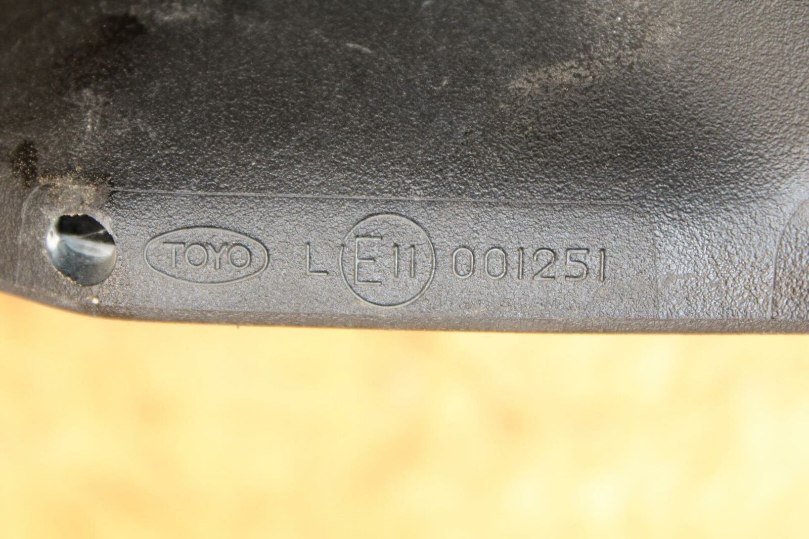 19-20 KAWASAKI NINJA ZX6R RIGHT SIDE REAR VIEW MIRROR BB338