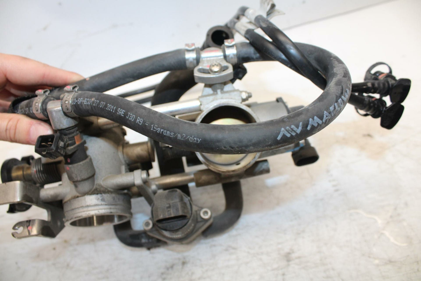 12 DUCATI MONSTER 796 MAIN FUEL INJECTORS / THROTTLE BODIES BB276