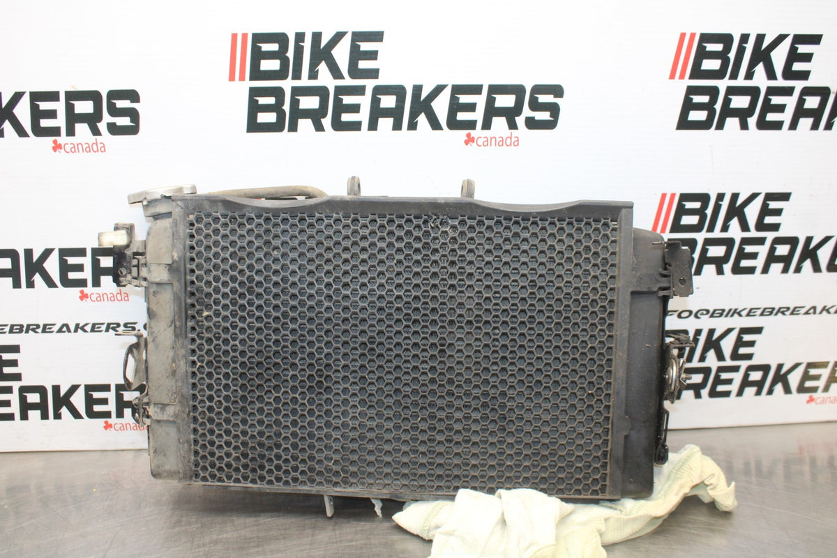 15 TRIUMPH TIGER 800 ENGINE RADIATOR MOTOR COOLER COOLING RADIATER BB873