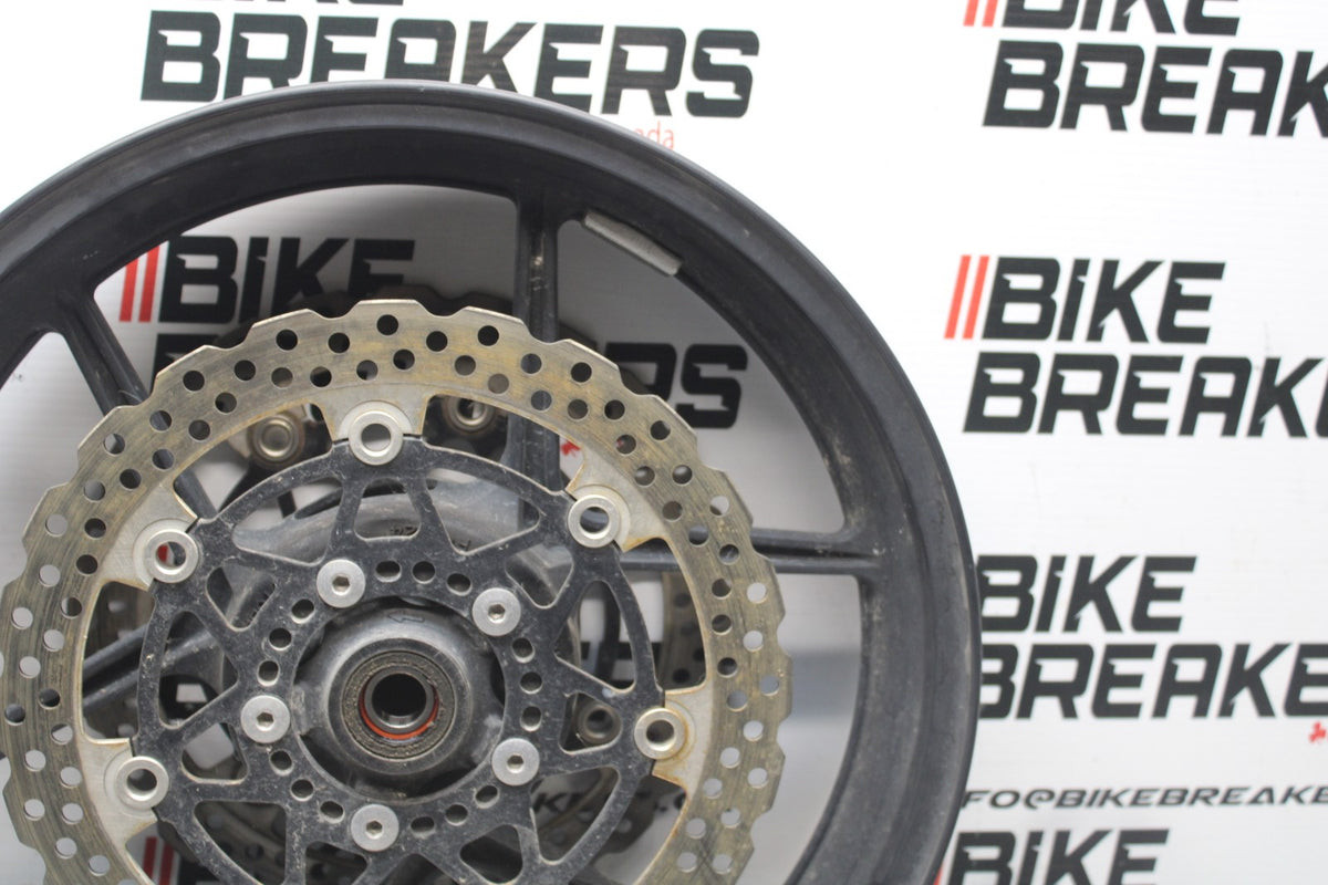 07 KAWASAKI NINJA 650 EX650 FRONT WHEEL FRONT RIM & ROTOR BB844