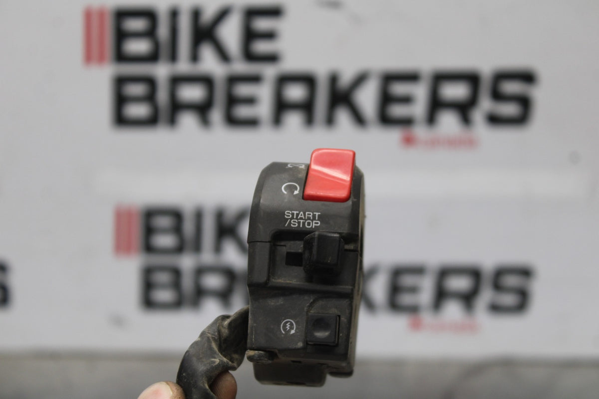 08 KAWASAKI ZX6R RIGHT CLIP ON HANDLE KILL OFF START SWITCH SWITCHES BB896