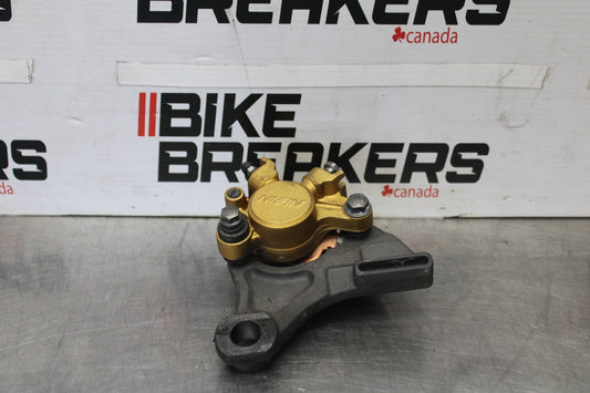 12 TRIUMPH STREET TRIPLE R REAR BACK BRAKE CALIPER W MOUNT BRACKET BB914