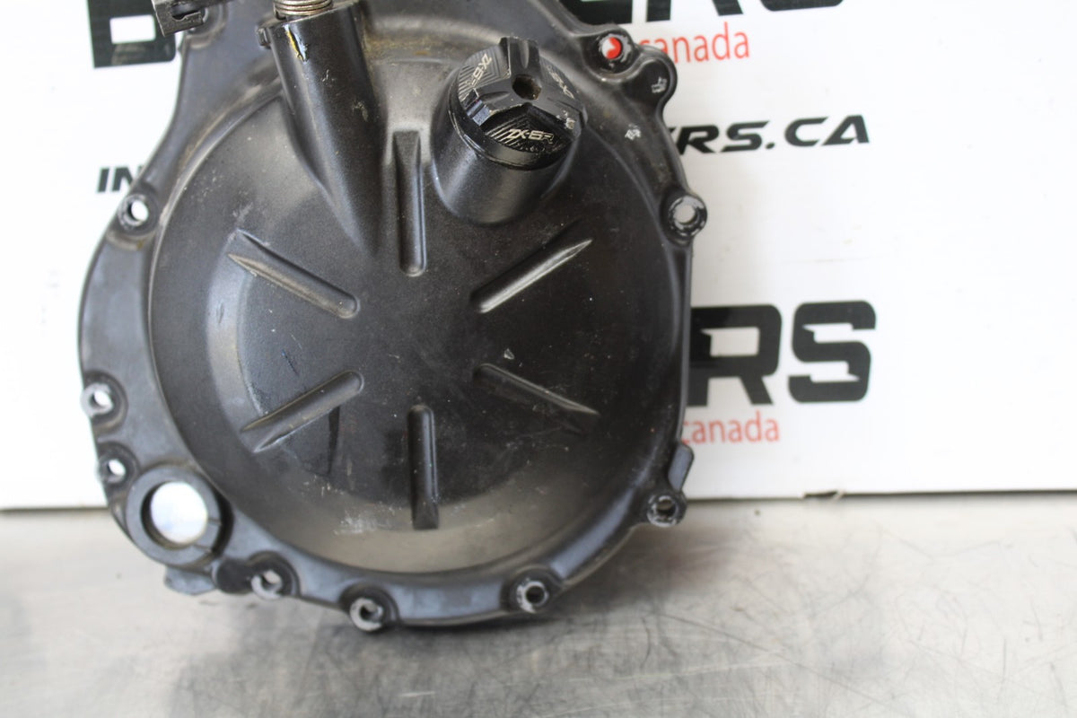 2007 Kawasaki Ninja ZX6R ZX600P CLUTCH SIDE ENGINE MOTOR COVER BB175