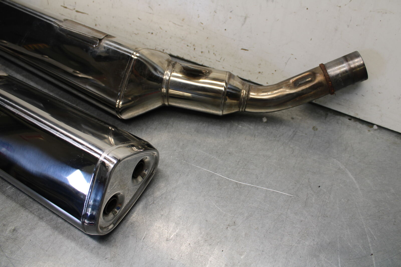 04-12 HONDA ST1300A MUFFLER EXHAUST SILENCER PIPE BB669