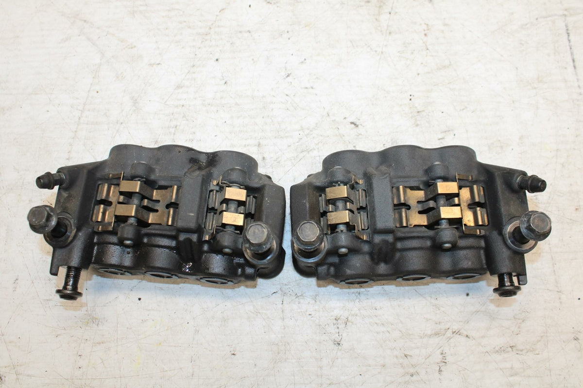 09-14 YAMAHA YZF R1 RIGHT LEFT FRONT BRAKE CALIPER SET PAIR CALIPERS BB286