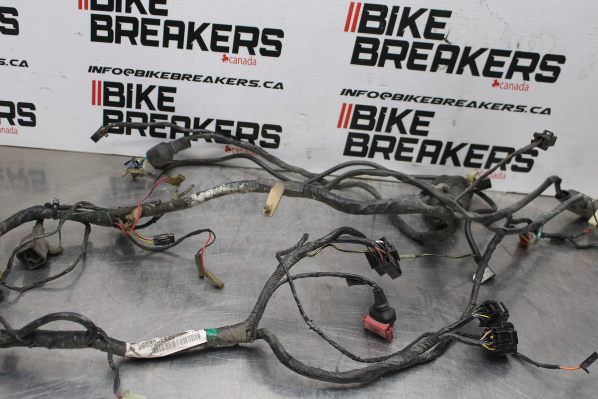 98 KAWASAKI NINJA ZX6 MAIN ENGINE WIRING HARNESS MOTOR WIRE LOOM BB870