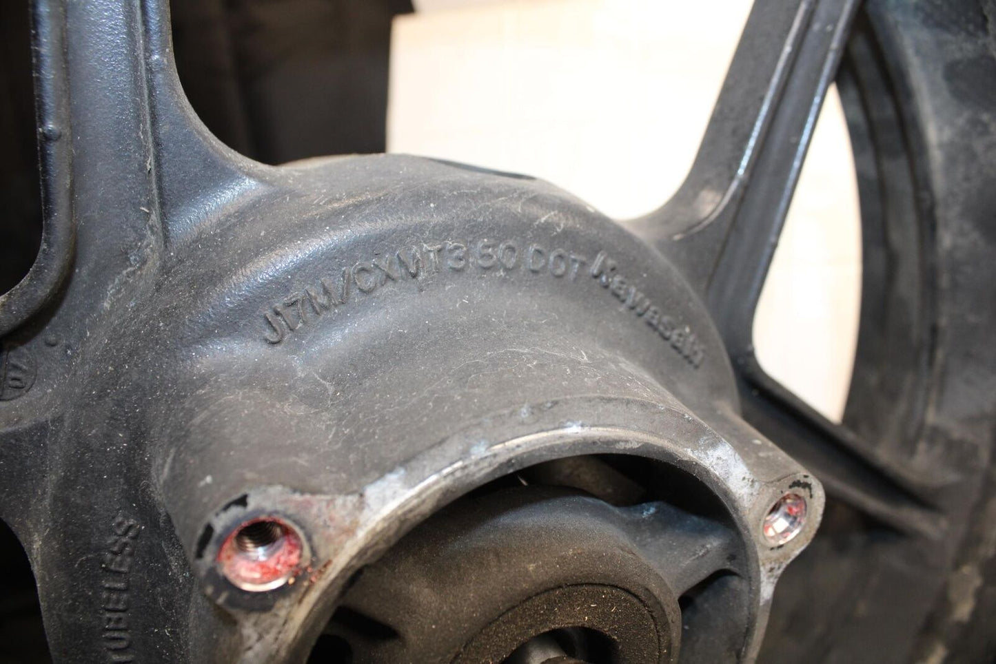 08-12 KAWASAKI NINJA 250R EX250J REAR WHEEL BACK RIM 41073-0096-QT BB496