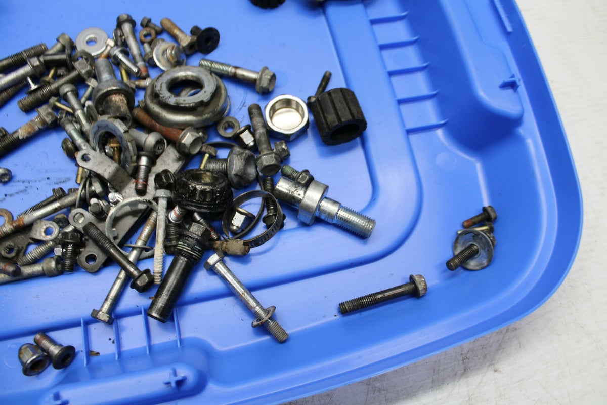 03-08 HONDA VTX1300C REAR BACK SWINGARM BOLT LEFTOVER HARDWARE BB287