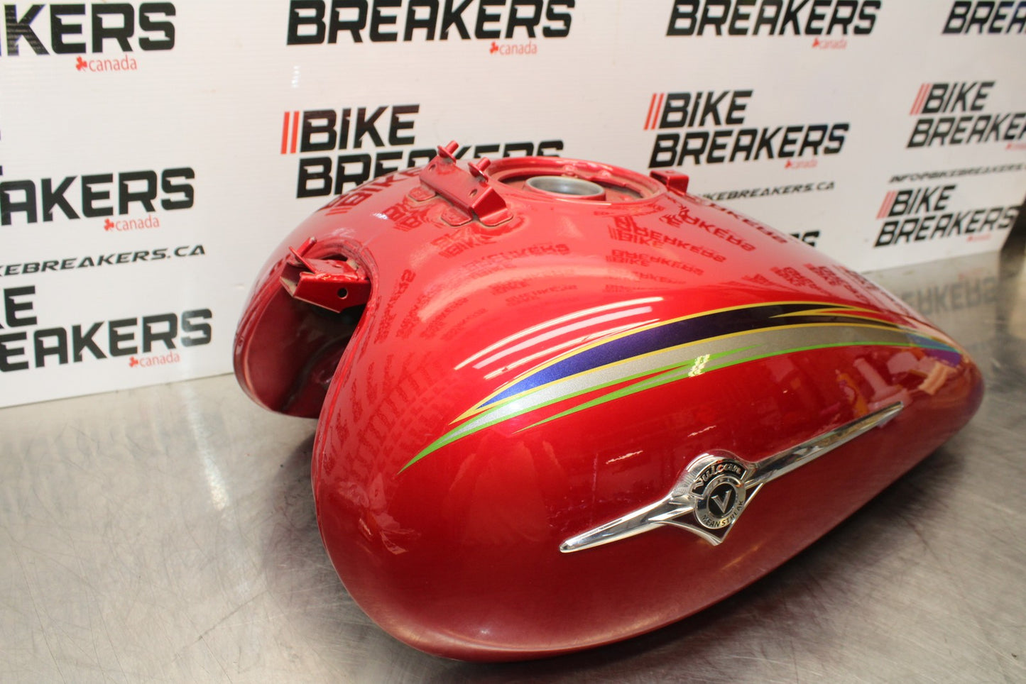 03 KAWASAKI VULCAN 1500 VN1500P MEAN STREAK GAS TANK FUEL PETROL RESERVOIR BB00
