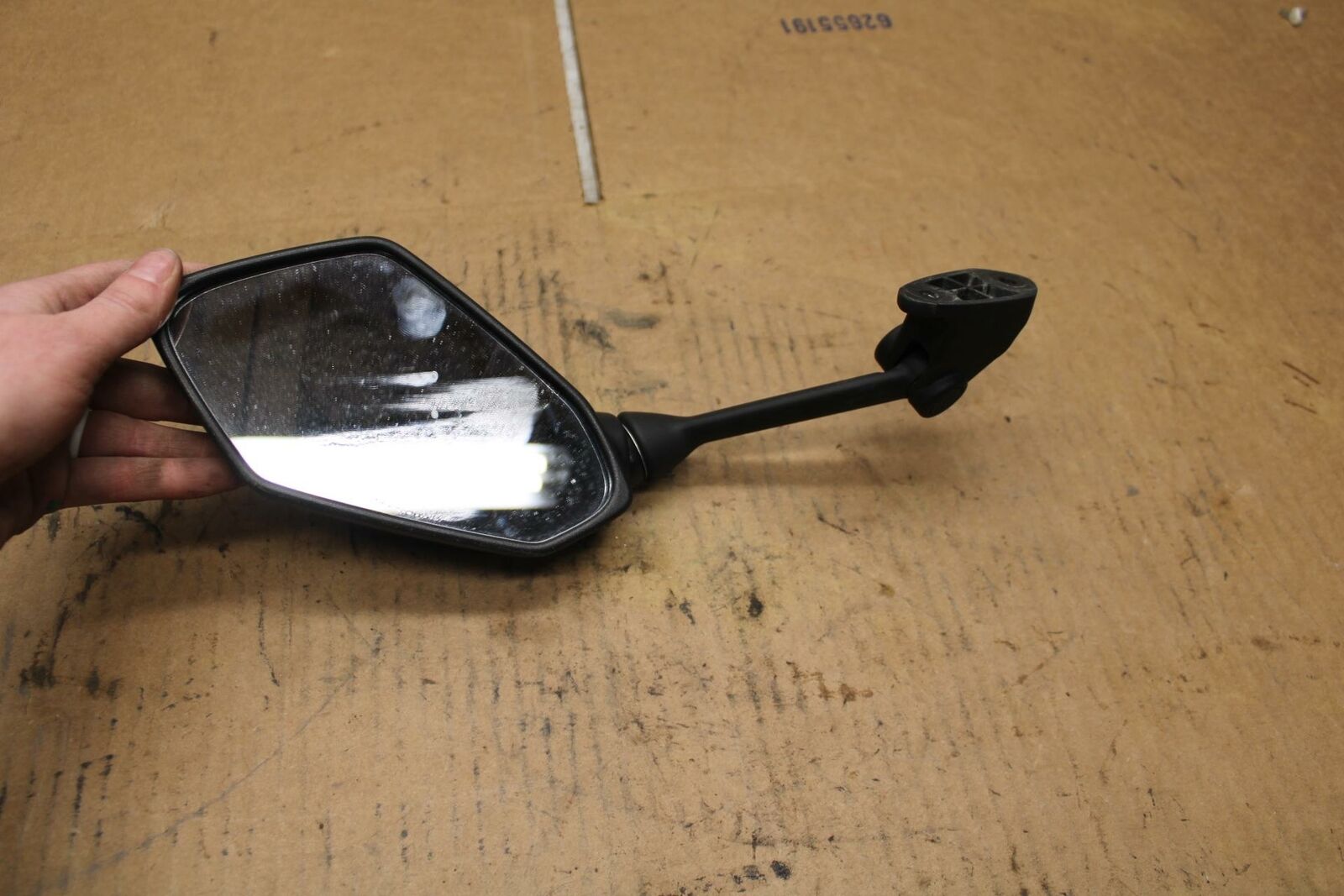 09-12 KAWASAKI NINJA ZX6R RIGHT SIDE REAR VIEW MIRROR BB383