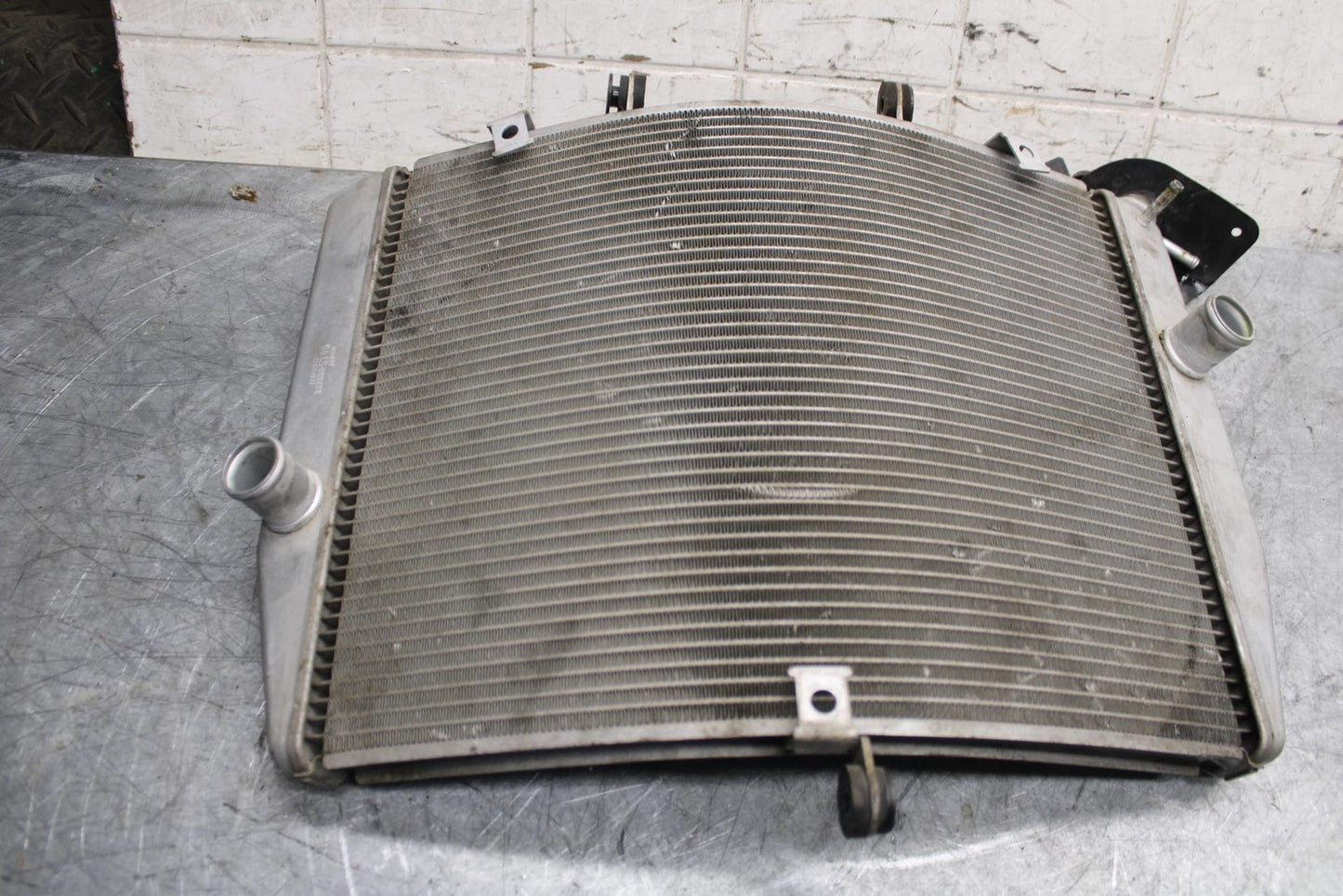 2009 Kawasaki Ninja ZX6R ZX600R RADIATOR MOTOR COOLER COOLING RADIATER  BB538