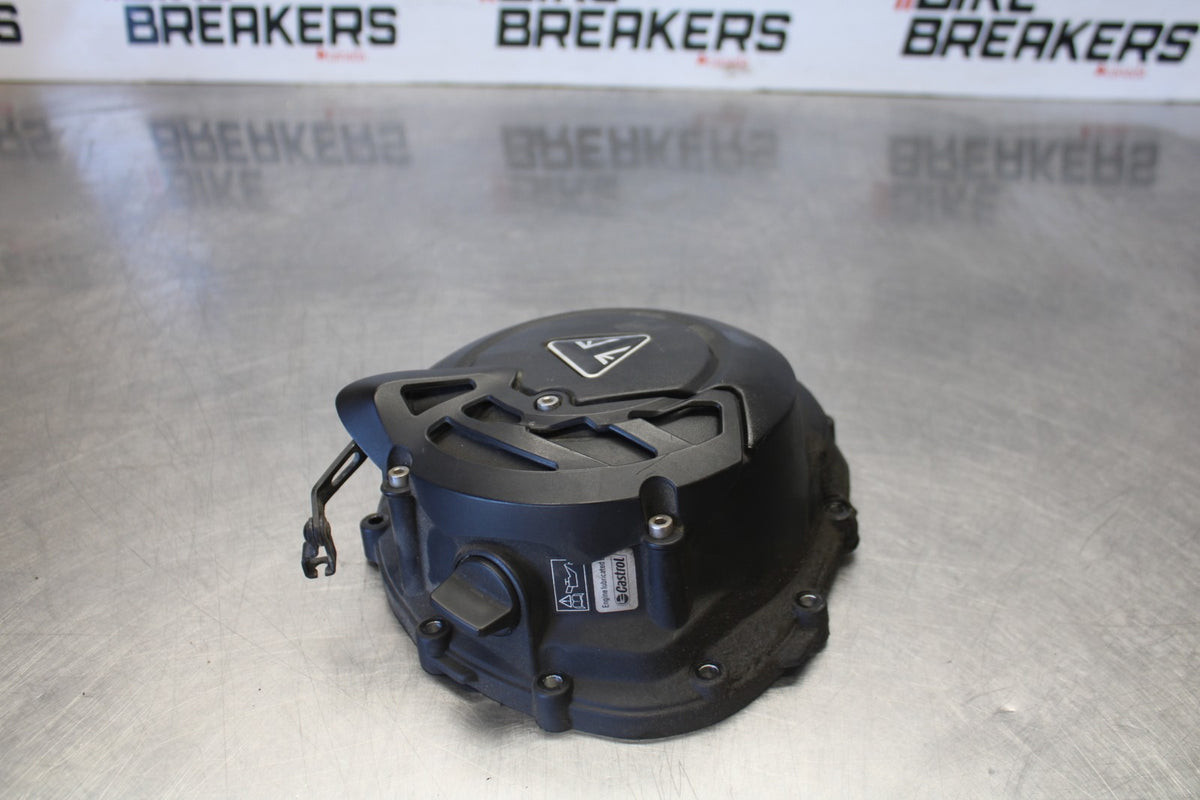 15 TRIUMPH TIGER 800 CLUTCH SIDE ENGINE MOTOR COVER BB873
