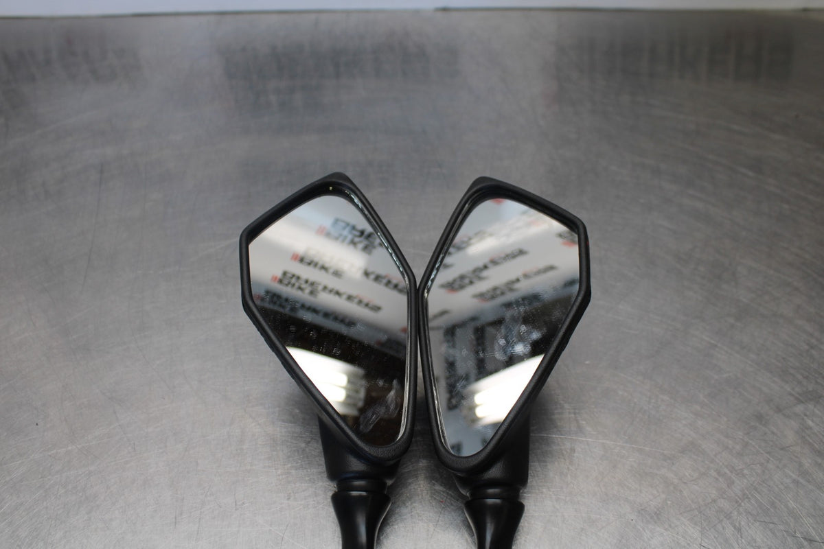 18-23 KAWASAKI NINJA 400 EX400 ABS REAR VIEW MIRROR SET PAIR MIRRORS BB192