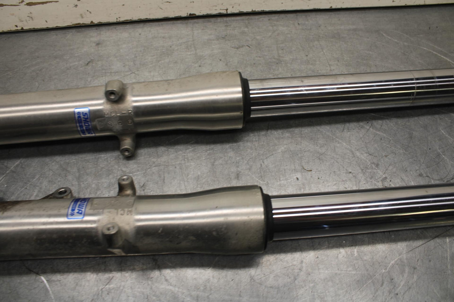 01-02 HONDA SHADOW SPIRIT 750 FRONT FORKS SHOCK SUSPENSION SET PAIR BB632