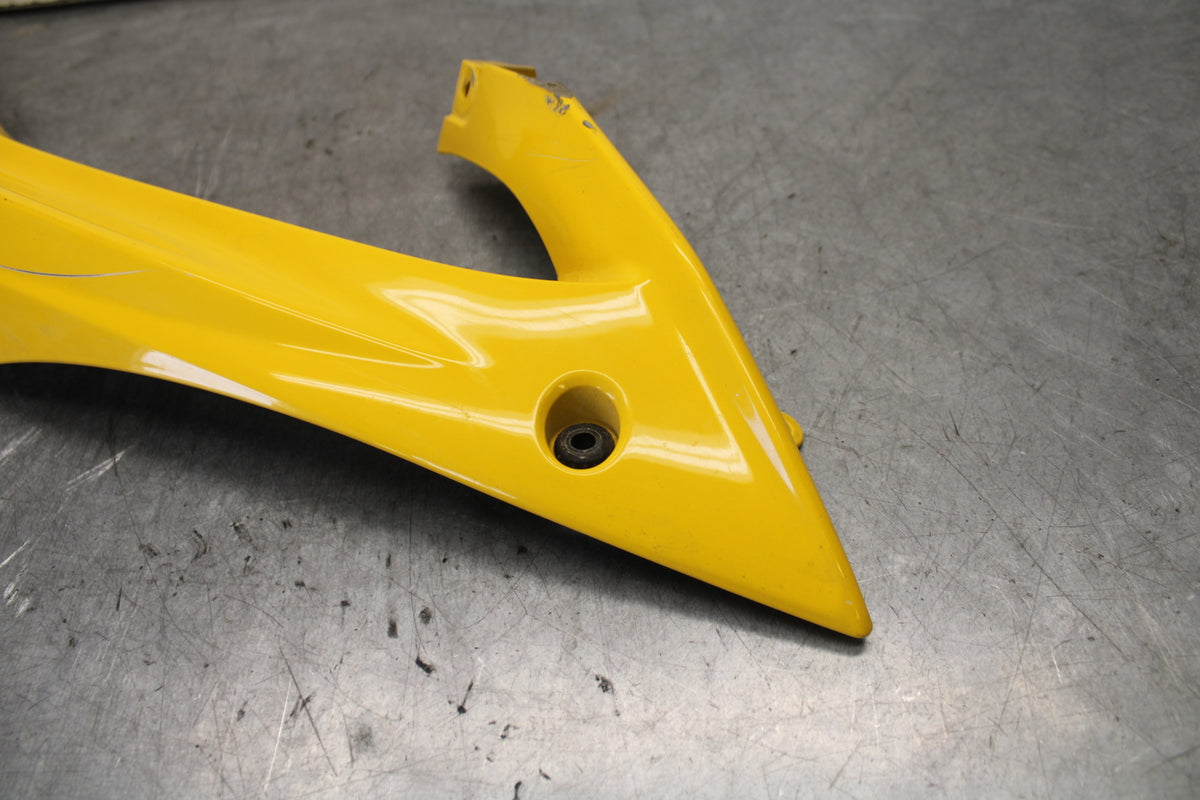 08-16 YAMAHA YZF R6 RIGHT FRONT UPPER MID SIDE FAIRING COWL PLASTIC OEM BB665