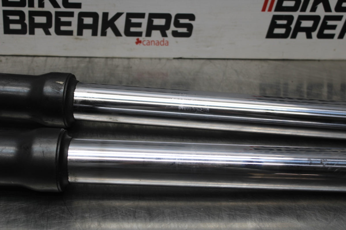 98 KAWASAKI NINJA ZX6 FRONT FORKS SHOCK SUSPENSION SET PAIR BB870