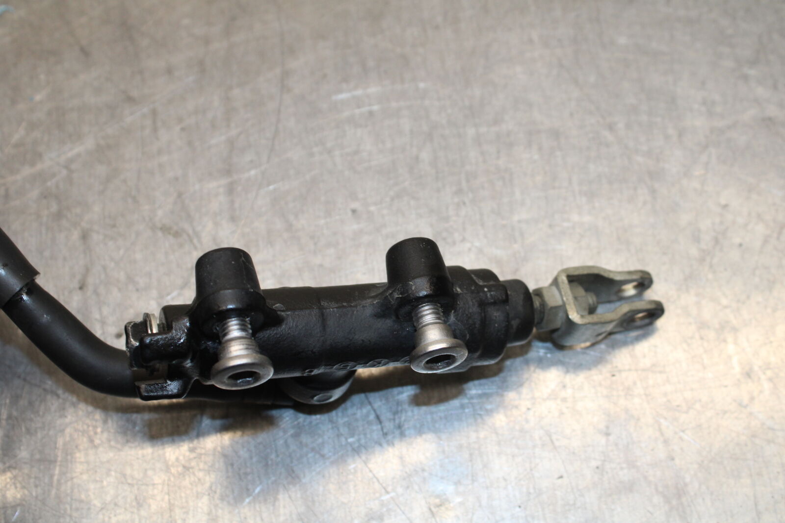 13-17 KAWASAKI NINJA ZX6R ZX636E REAR BRAKE MASTER CYLINDER W RESERVOIR BB735