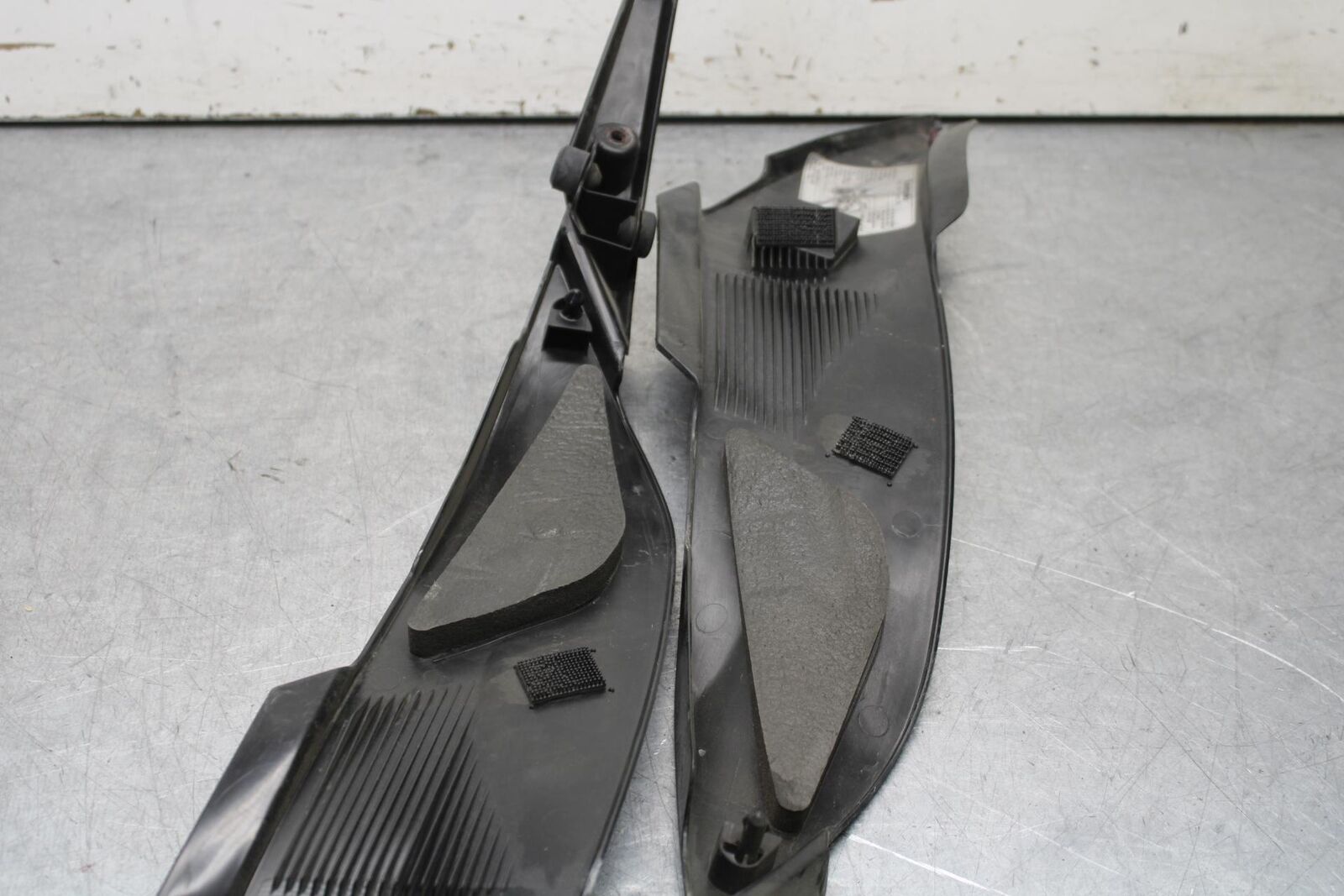 09-12 KAWASAKI NINJA ZX6R RIGHT LEFT FRAME MID SIDE COVERS COWLS PANELS BB640