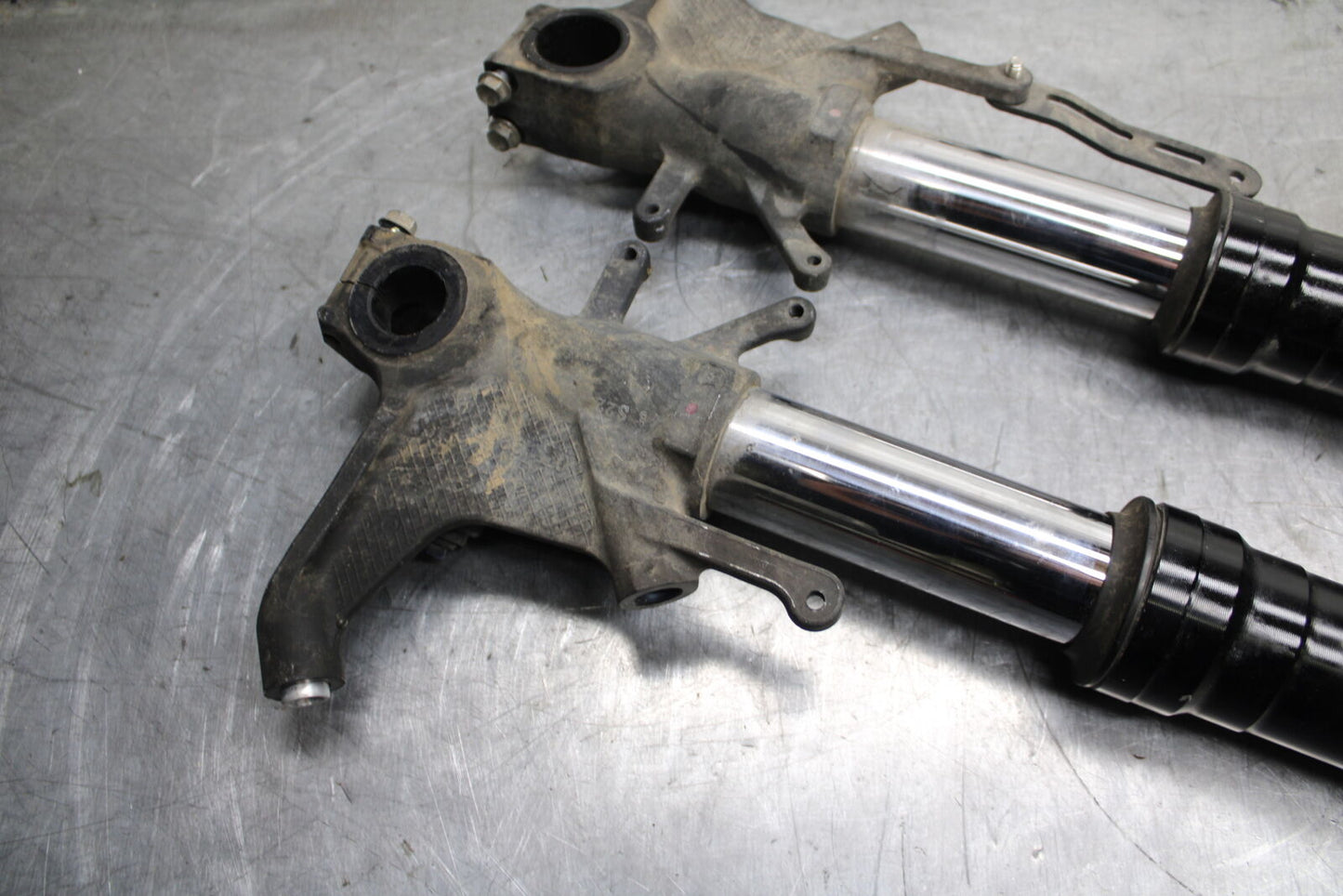 06-07 SUZUKI GSXR 600 750 FRONT FORKS SHOCK SUSPENSION SET PAIR BB630