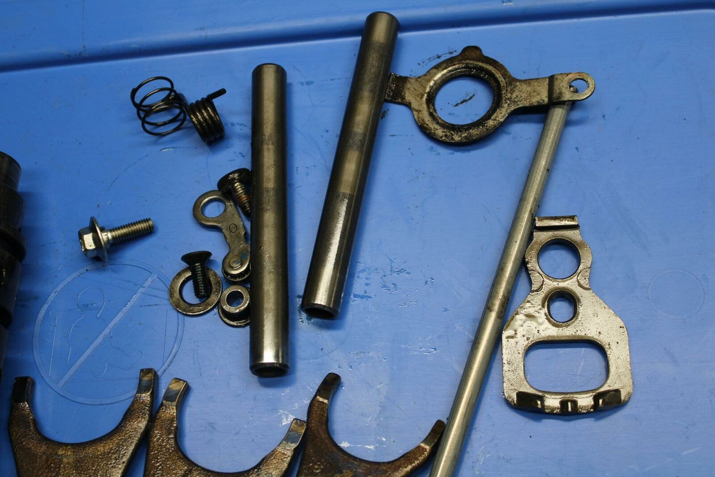 08-09 SUZUKI GSXR600 TRANSMISSION GEAR SHIFT SHIFTER CAM DRUM FORKS BB204