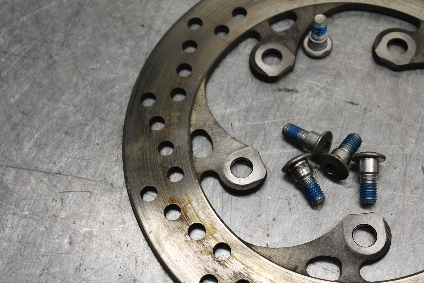 11-24 SUZUKI GSXR750 REAR ROTOR BACK BRAKE DISC 69211-18G00 BB714