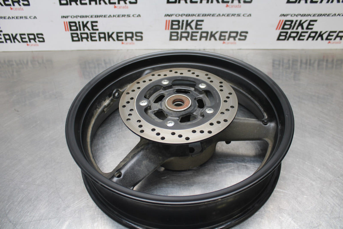 15 SUZUKI GW250F REAR WHEEL BACK RIM & ROTOR BB789