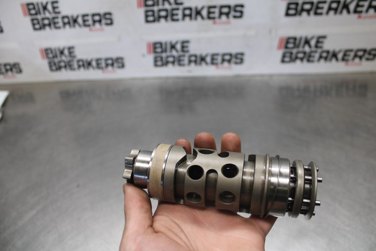 08 DUCATI 1199 PANIGALE ENGINE TRANSMISSION GEAR SHIFT SHIFTER CAM DRUM BB943