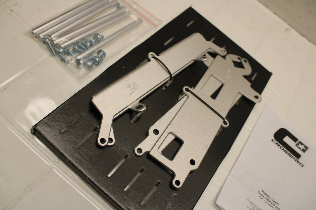 14 HONDA CRF250R CROSSPRO RADIATOR GUARD SHIELD