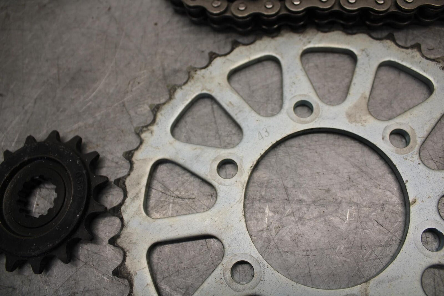 19-20 KAWASAKI NINJA ZX6R MAIN DRIVE CHAIN SPROCKET BB517