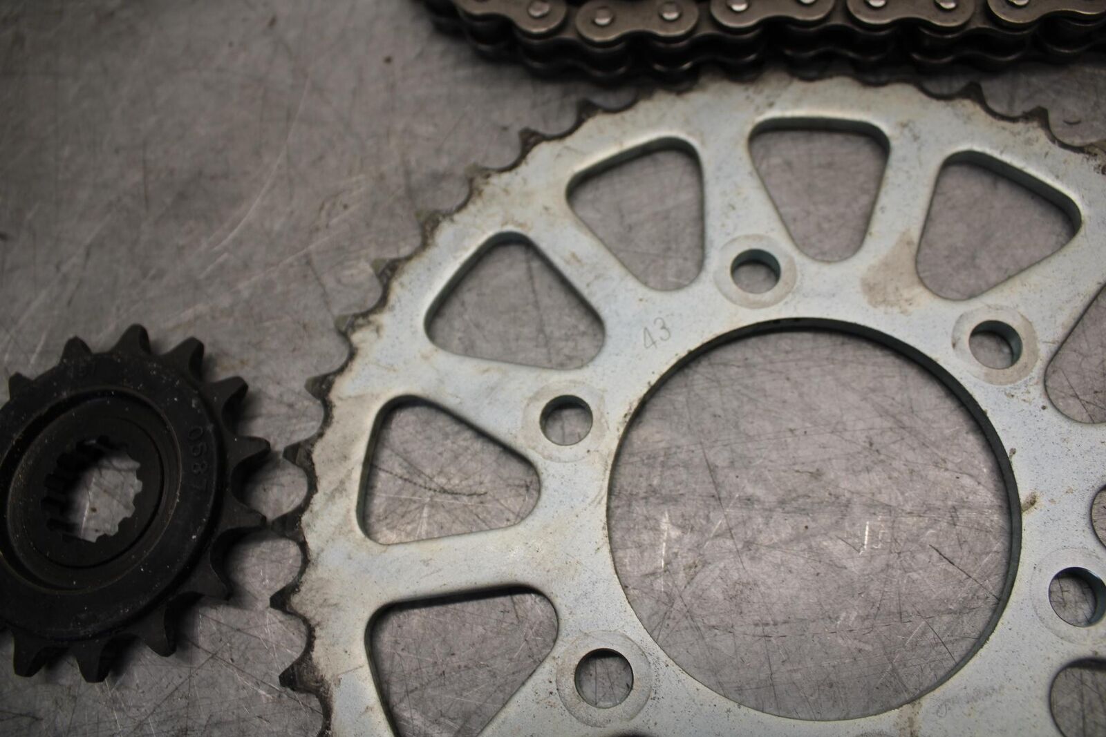 19-20 KAWASAKI NINJA ZX6R MAIN DRIVE CHAIN SPROCKET BB517