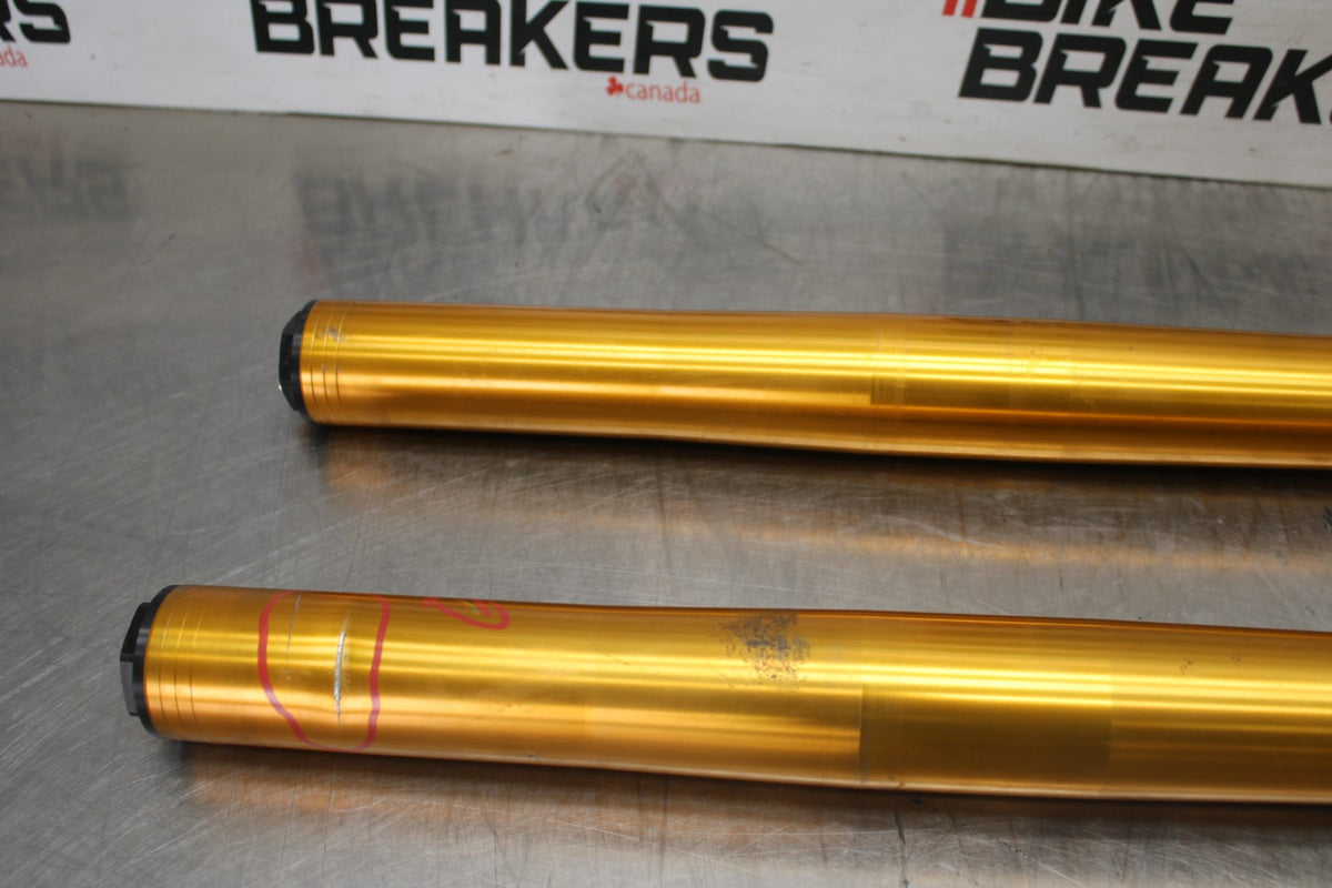 17 YAMAHA YZF R6 FRONT FORKS SHOCK SUSPENSION SET PAIR BB922