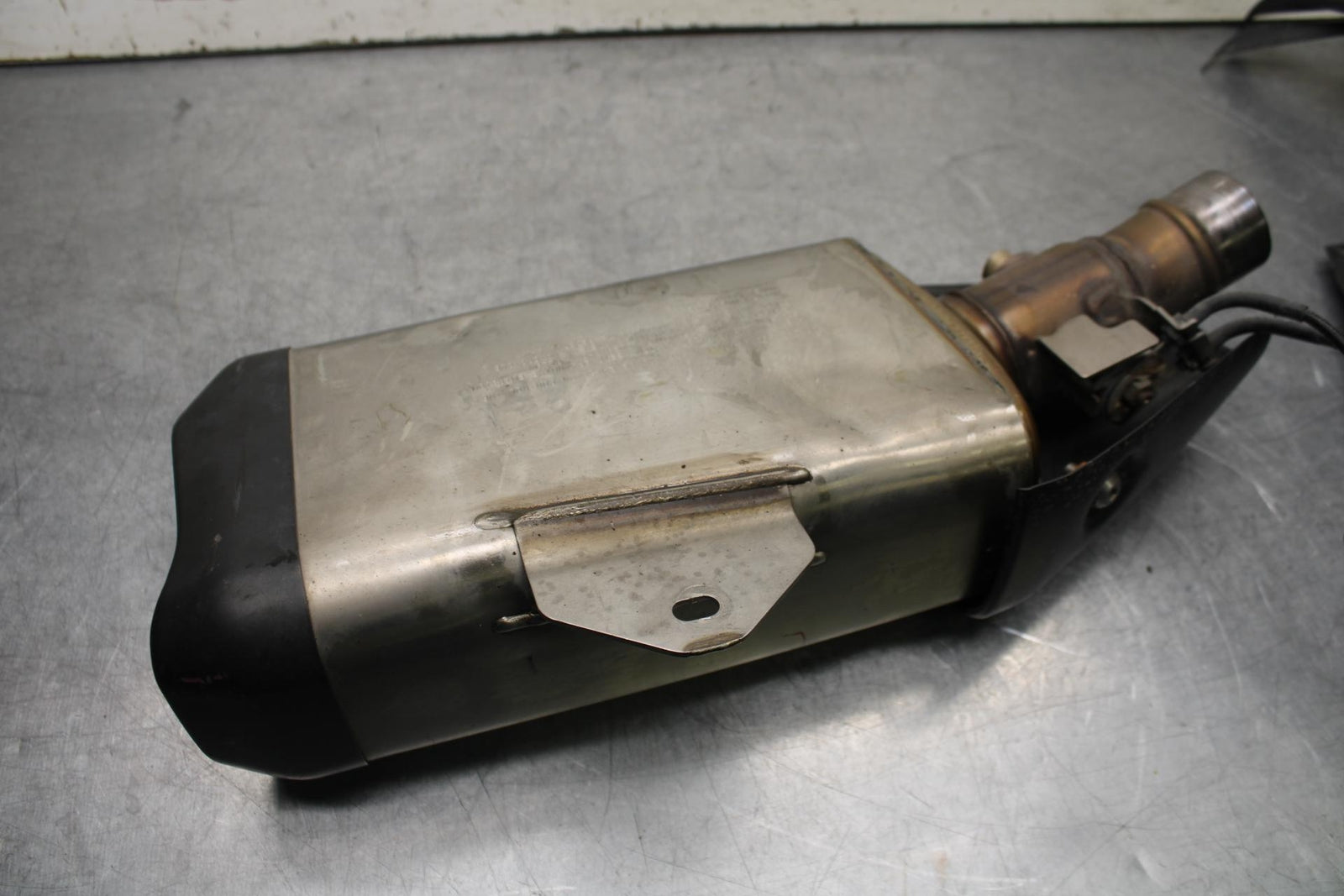 09-12 KAWASAKI NINJA ZX6R EXHAUST PIPE MUFFLER SLIP ON CAN SILENCER  BB640