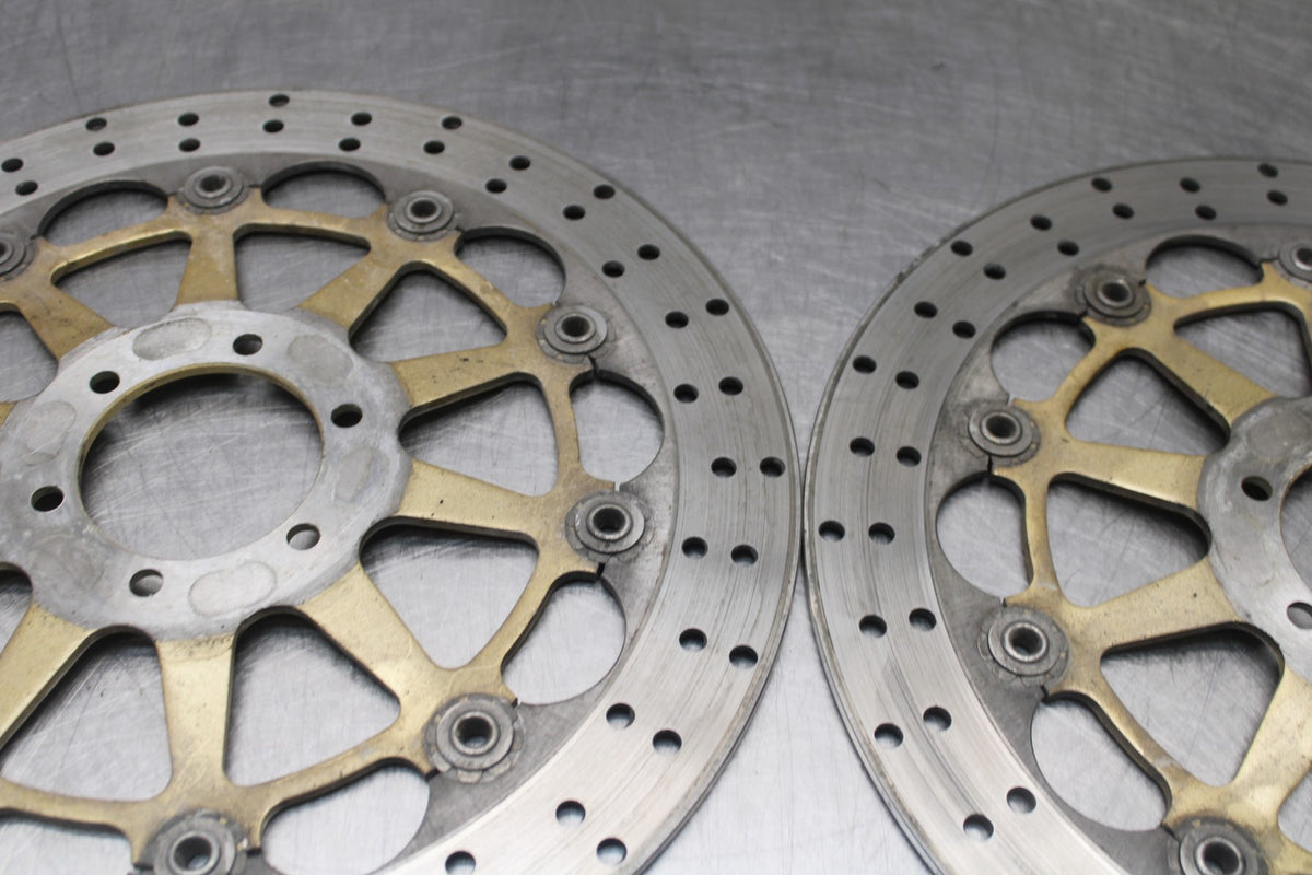 05 DUCATI SUPERSPORT 800 FRONT LEFT RIGHT BRAKE ROTORS DISCS BB913