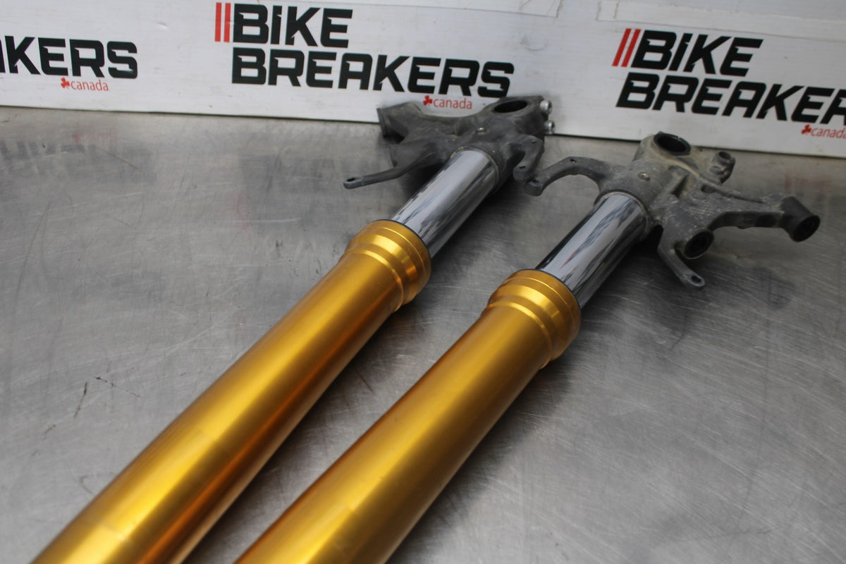 17 YAMAHA YZF R6 FRONT FORKS SHOCK SUSPENSION SET PAIR BB922
