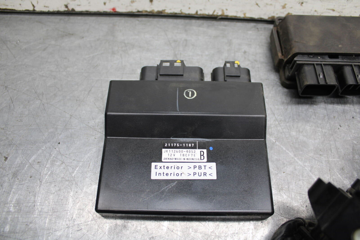 18-24 KAWASAKI NINJA 650 ECU IGNITION LOCK KEY SET W/ GAS CAP & SEAT LOCK BB725