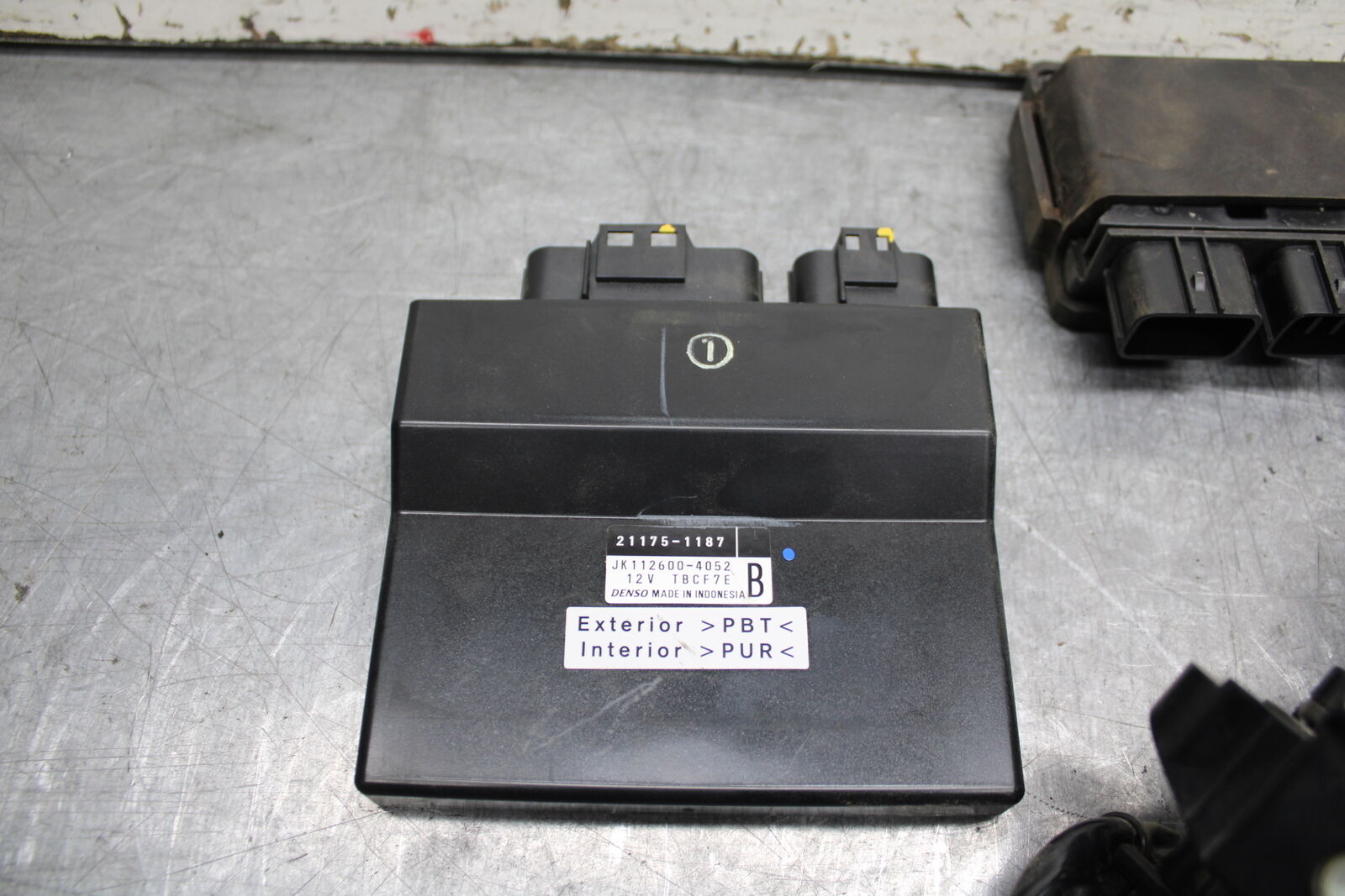 18-24 KAWASAKI NINJA 650 ECU IGNITION LOCK KEY SET W/ GAS CAP & SEAT LOCK BB725