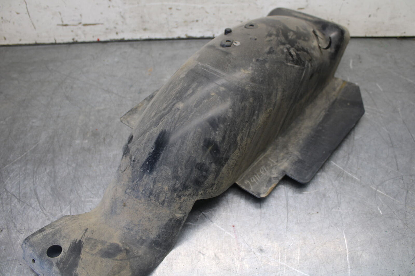 08-18 KAWASAKI KLR650 REAR BACK TAIL UNDERTAIL FAIRING COWL FENDER BB707