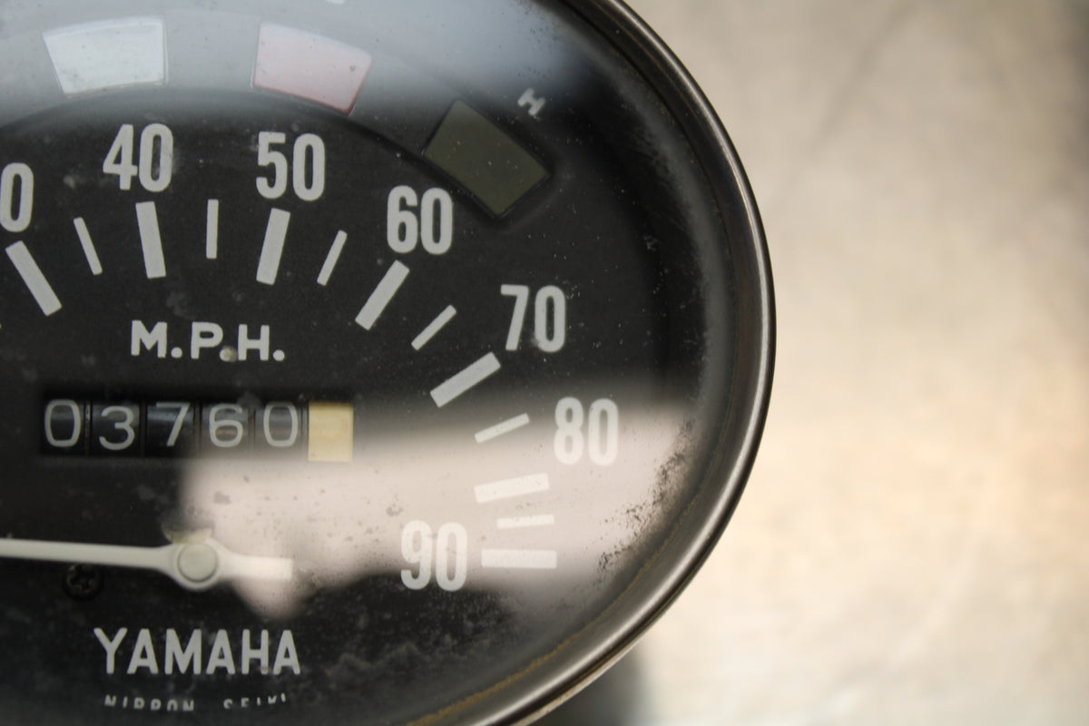 69-70 YAMAHA L5T SPEEDO TACH GAUGES DISPLAY CLUSTER SPEEDOMETER TACHOMETER BB138