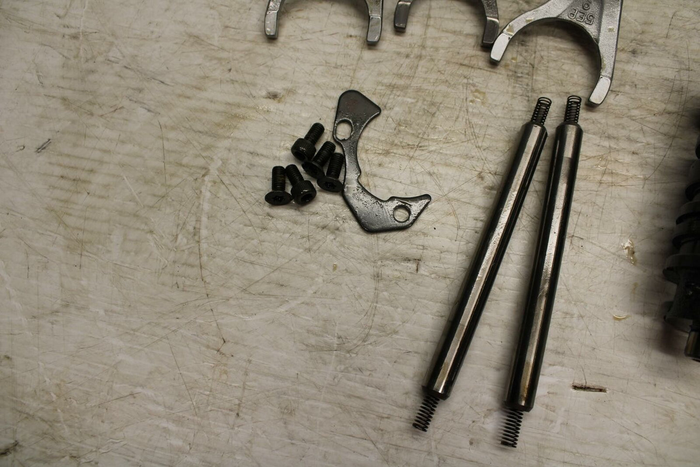 05 YAMAHA YZF R6S ENGINE TRANSMISSION GEAR SHIFT SHIFTER CAM DRUM BB234