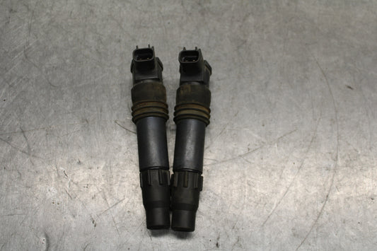 07-08 SUZUKI BURGMAN 650 IGNITION COIL SPARK PLUG CAP SET BB123